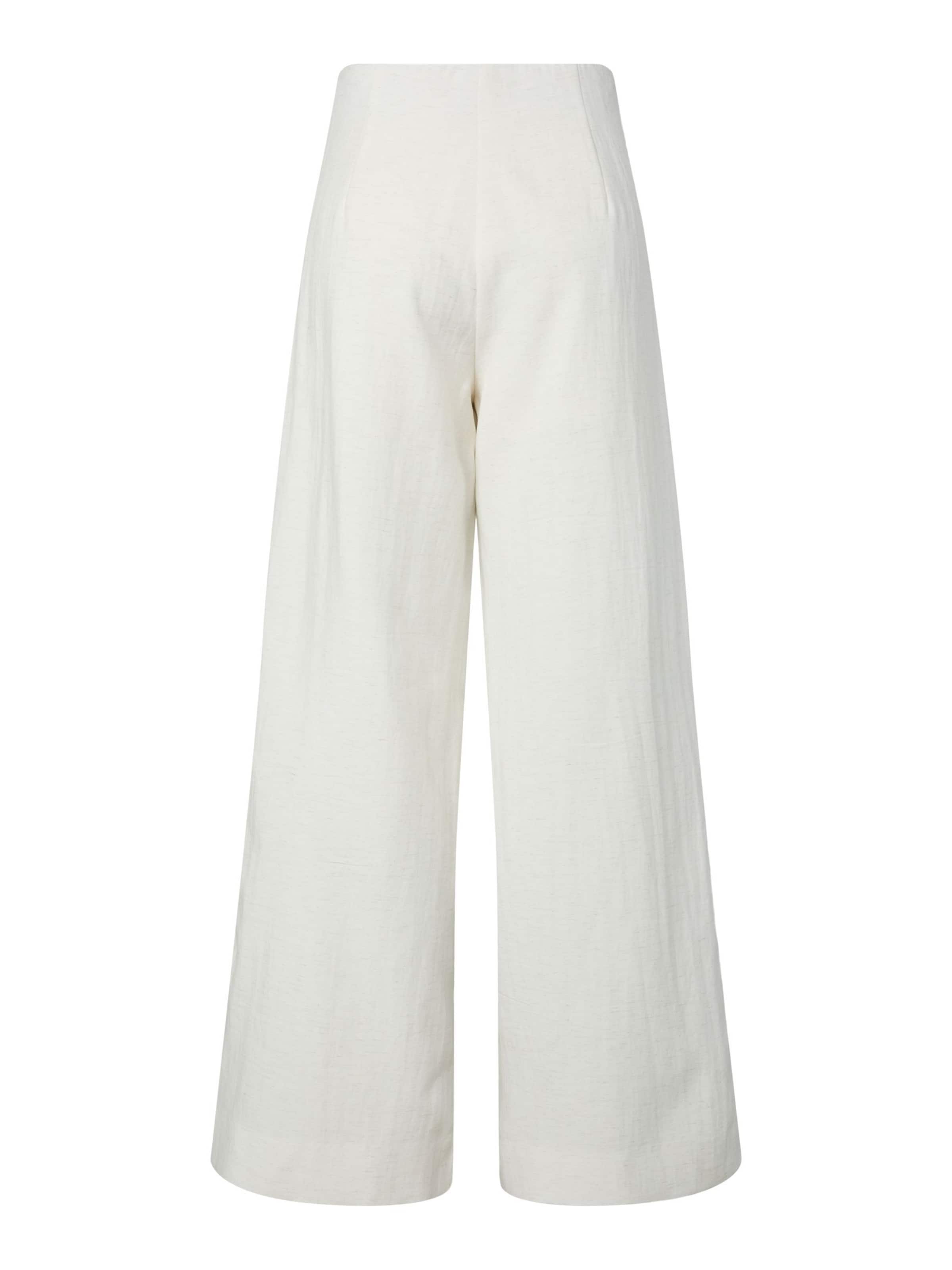 YAS Wide Leg Hose 'YASTama' in Weiß