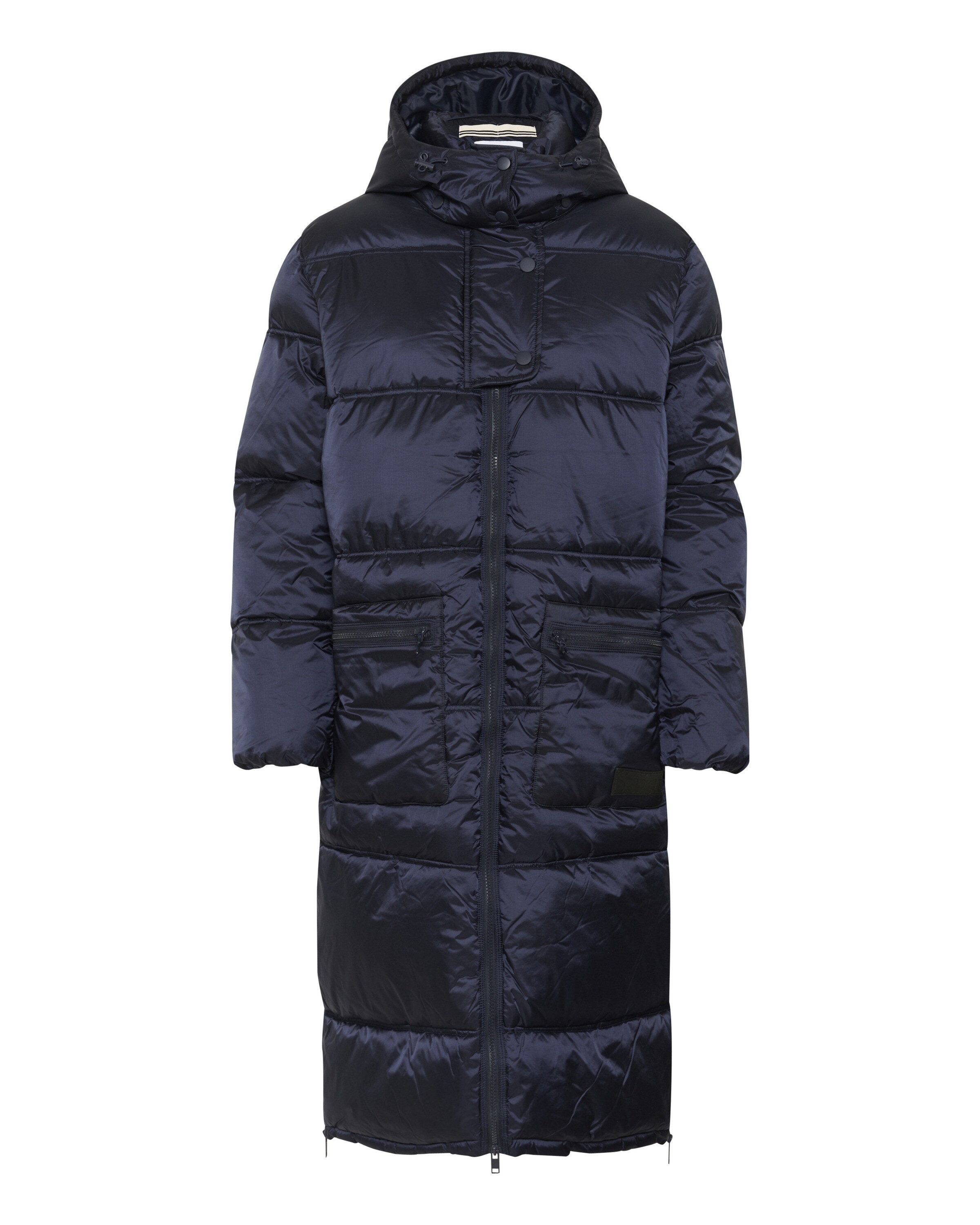 SAINT TROPEZ Wintermantel 'Frances' in Blauw: voorkant