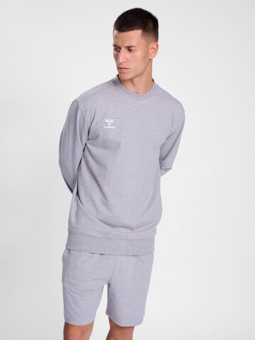 Hummel Athletic Sweatshirt in Grey: front