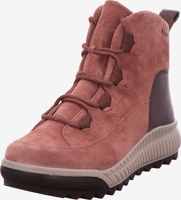 Legero Lace-Up Ankle Boots 'Tirano' in Brown: front