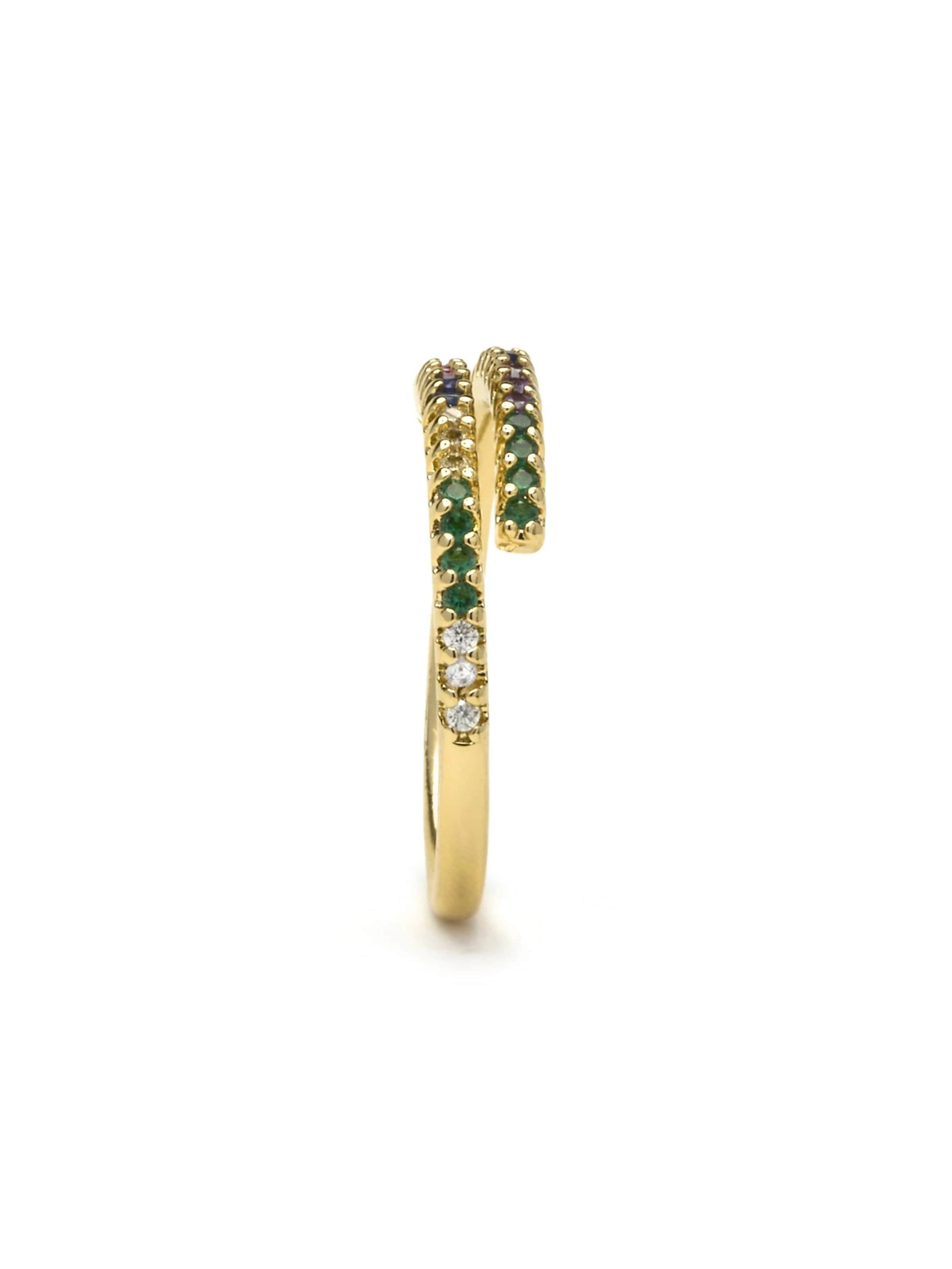 Luxenter Ring 'Tazel' in Gemengde kleuren