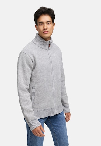 INDICODE JEANS Knit cardigan ' INFilion ' in Grey