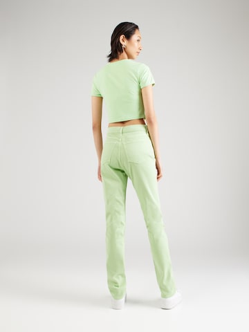 ESPRIT Slimfit Jeans i grön