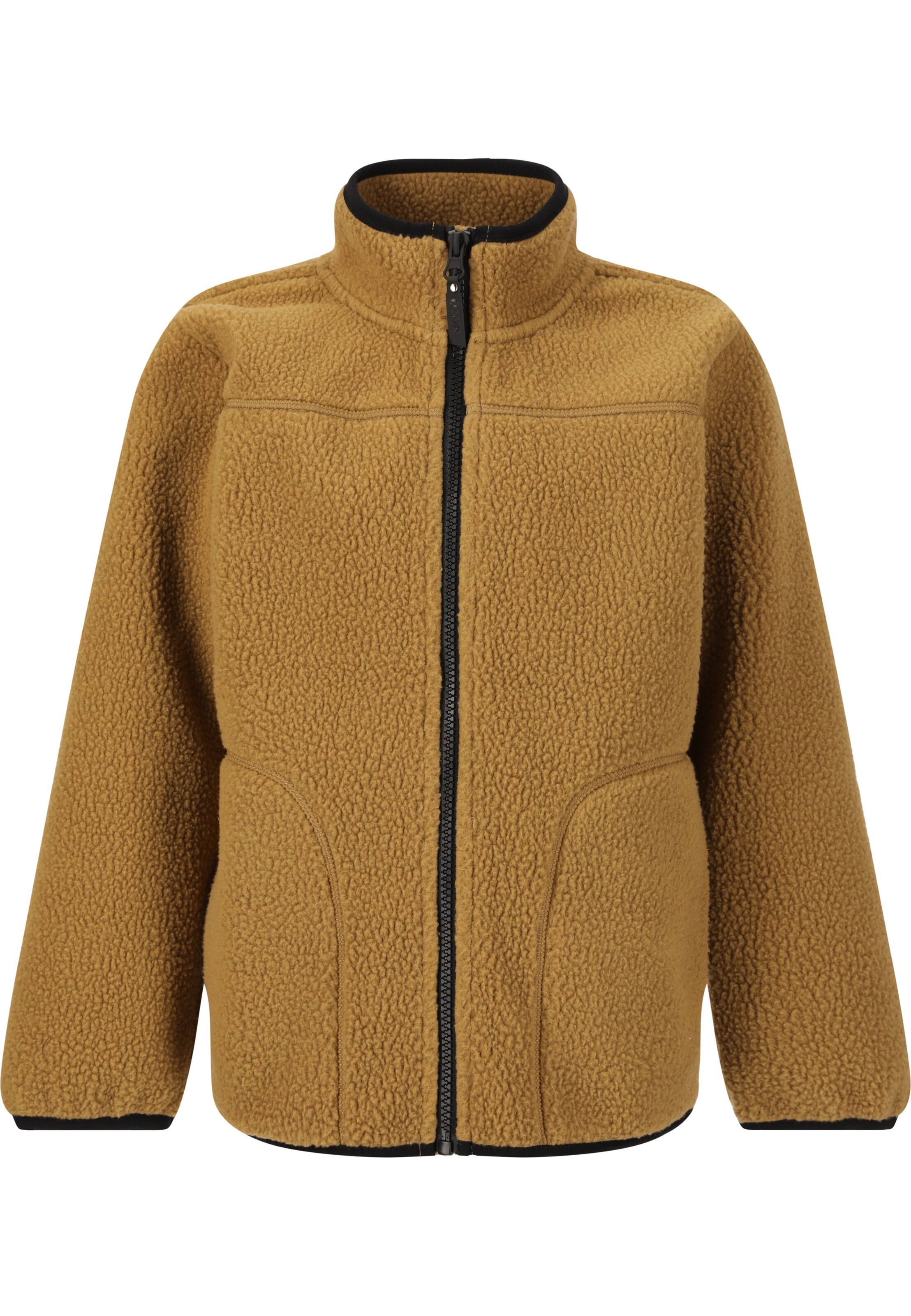 ZigZag Between-Season Jacket 'Root' in Yellow: front