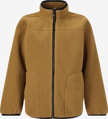 ZigZag Fleecejacke 'Root' in Gelb: Vorderseite