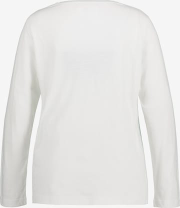 Ulla Popken Shirt  (GOTS) in Weiß