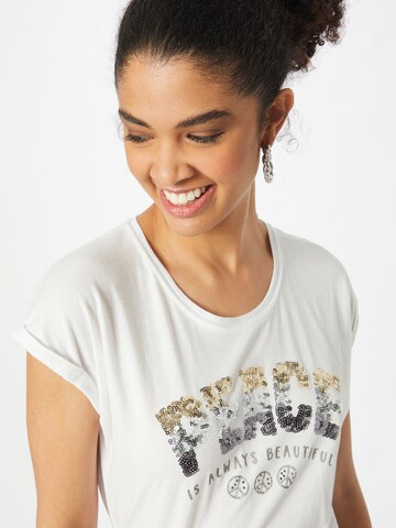 T-shirt 'HARMONY' Key Largo en blanc