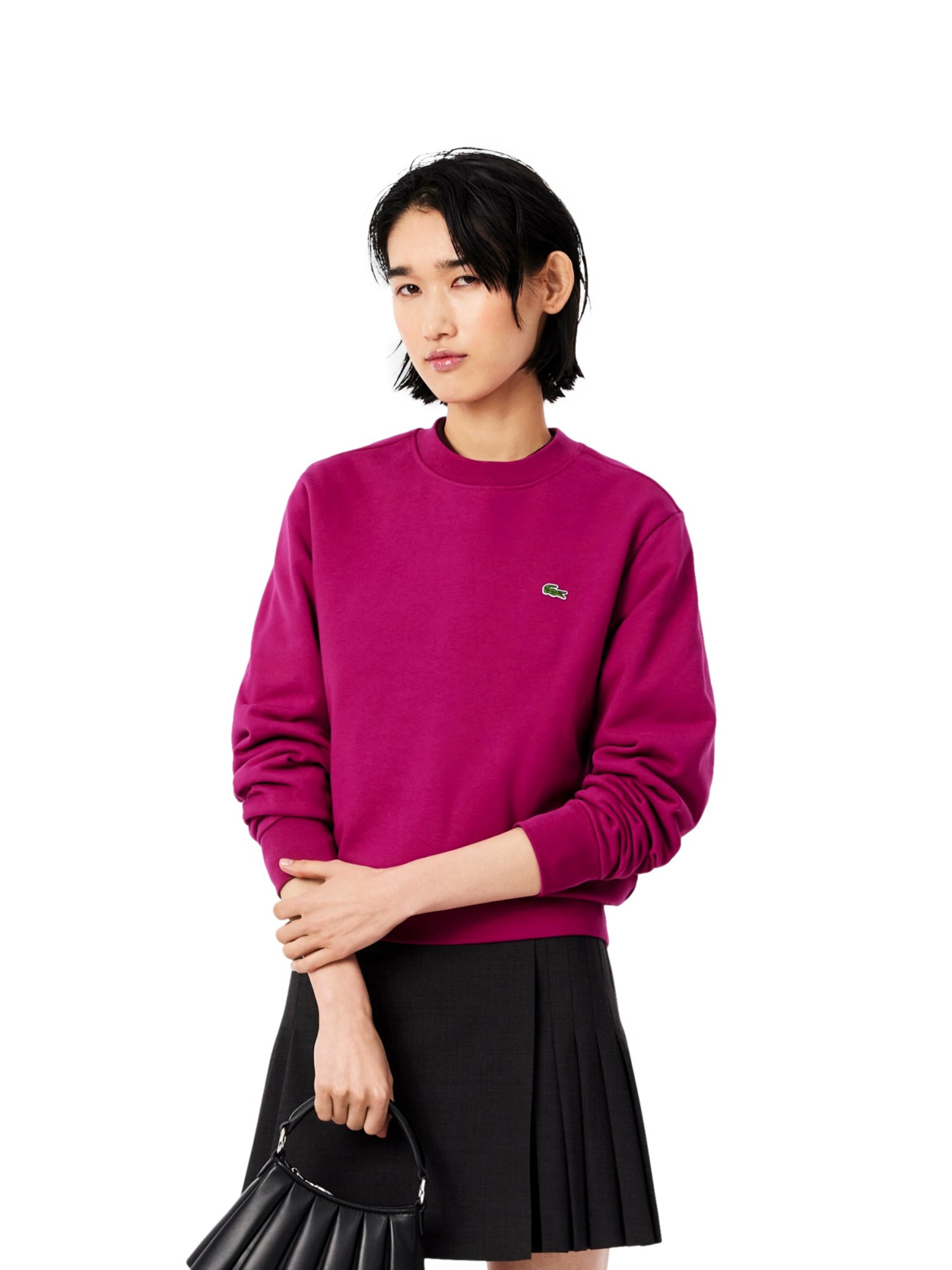 LACOSTE Sweatshirt in Pink: front