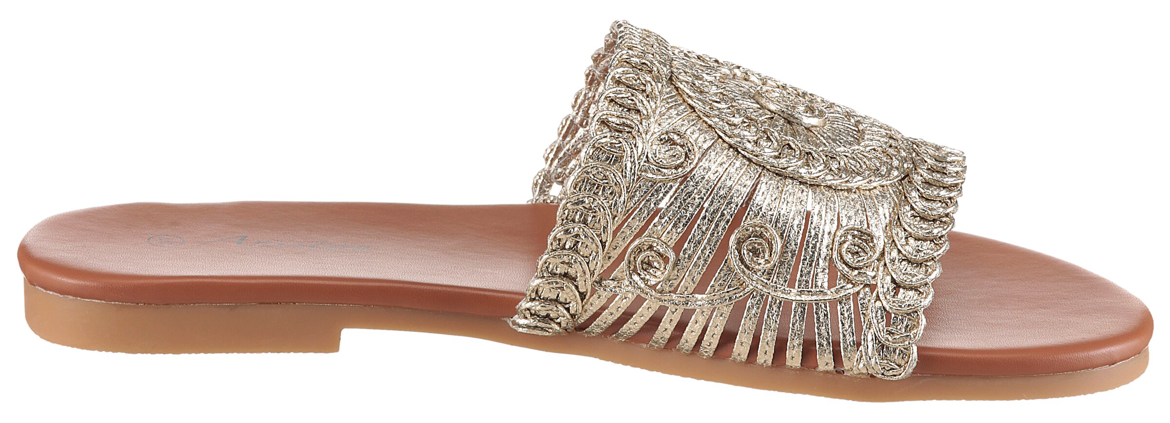 Aniston Pantolette in Gold