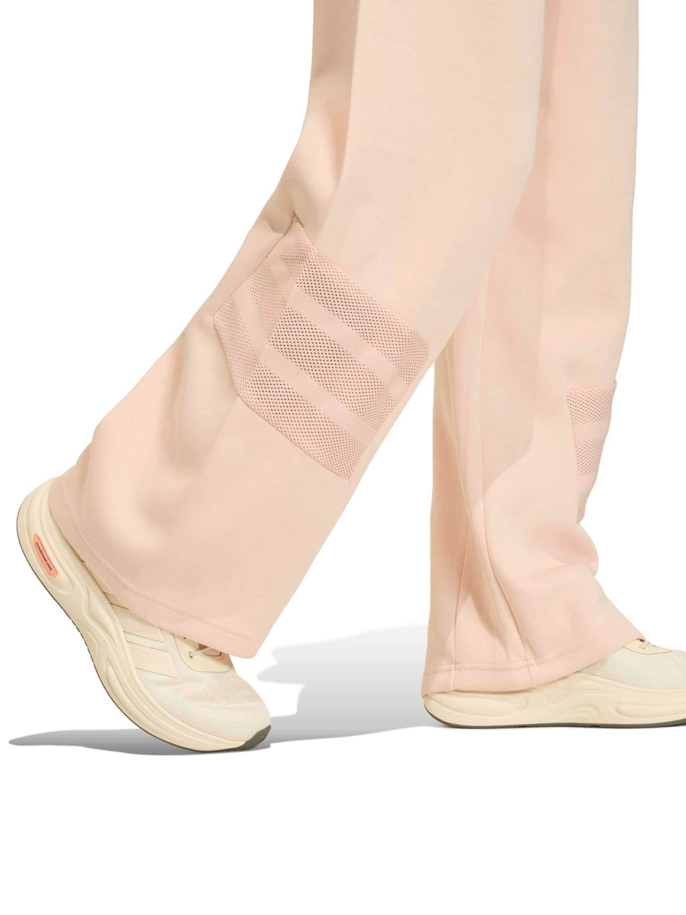 Wide leg Pantaloni sportivi di ADIDAS SPORTSWEAR in rosa