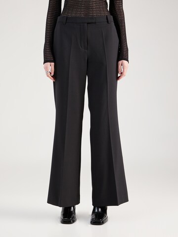 3.1 Phillip Lim - Acampanado Pantalón de pinzas en negro: frente