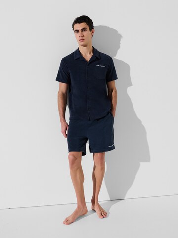 Karl Lagerfeld Regular Fit Hemd in Blau