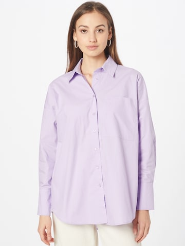 Moves Blouse 'Elanu' in Lila: voorkant