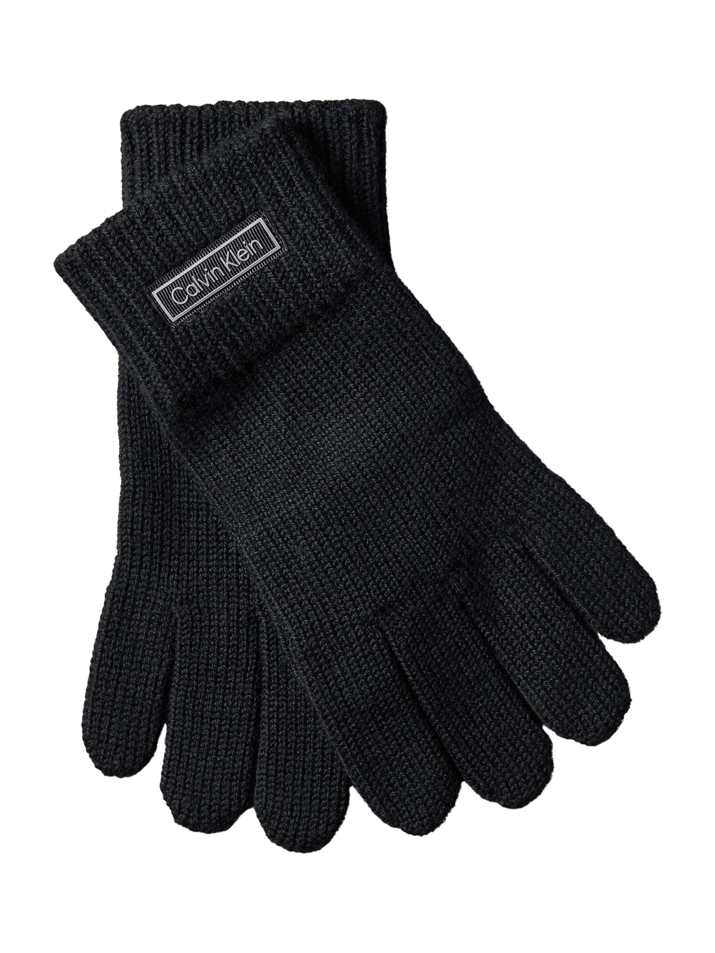 Calvin Klein Fingerhandschuhe in Schwarz: Vorderseite