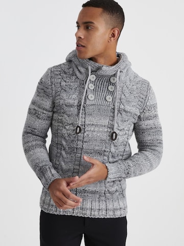 Leif Nelson Pullover in Grau: Vorderseite