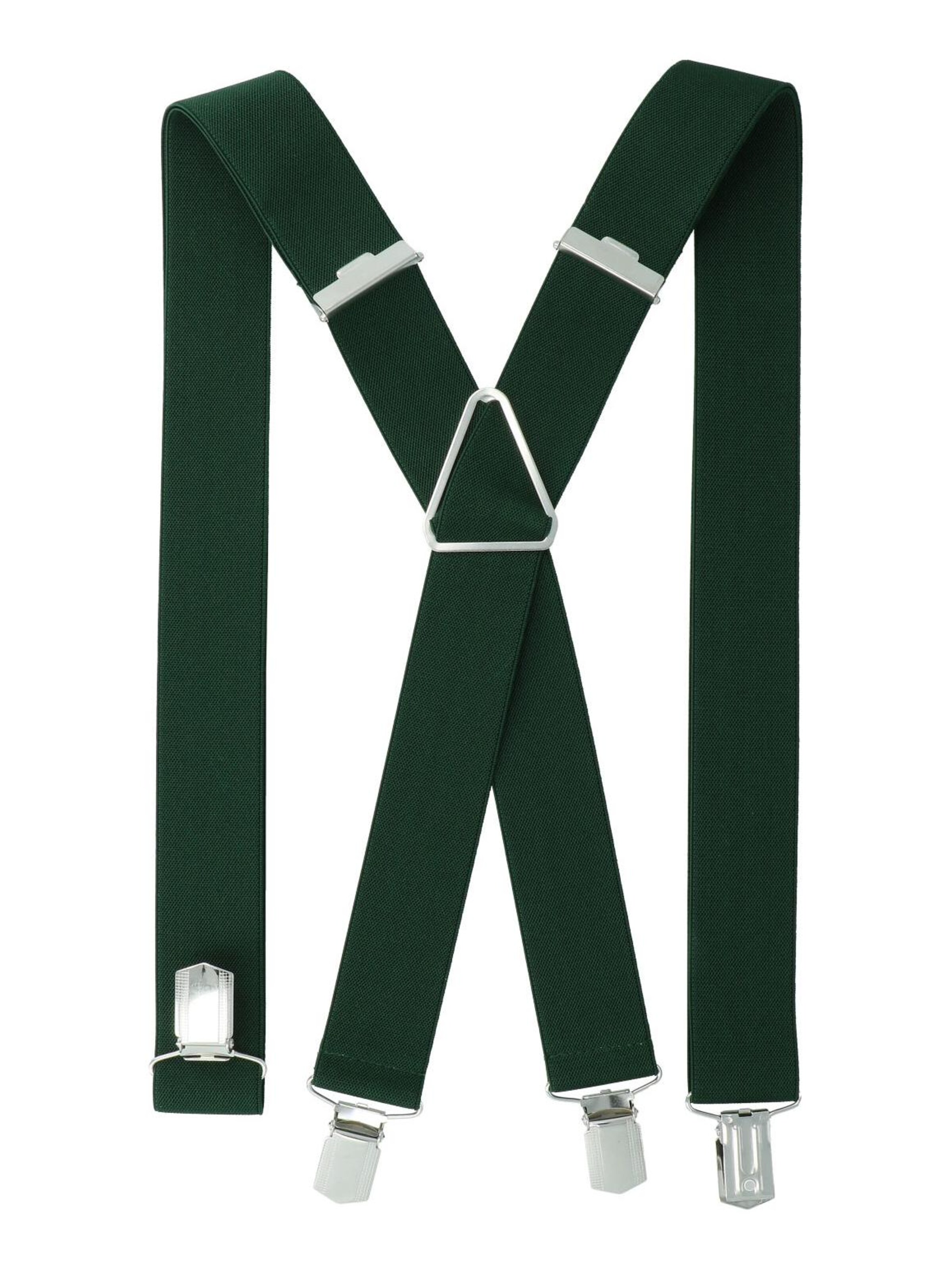WILLEN Hosenträger 'Uni'‌‌‌‌‌‌‌‌‌‌ in Grün: Vorderseite
