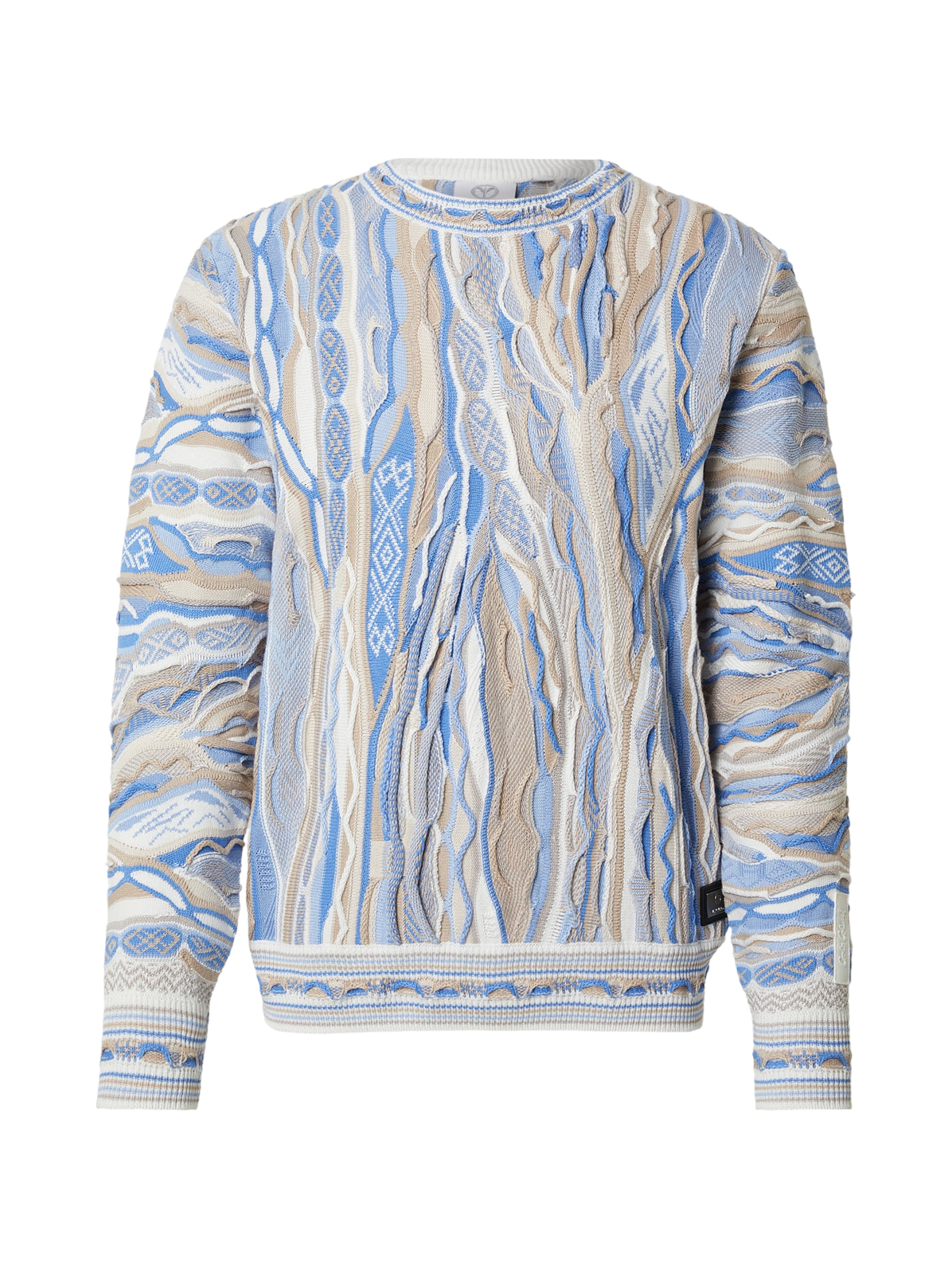 Carlo Colucci Sweater 'Fanti' in Blue: front