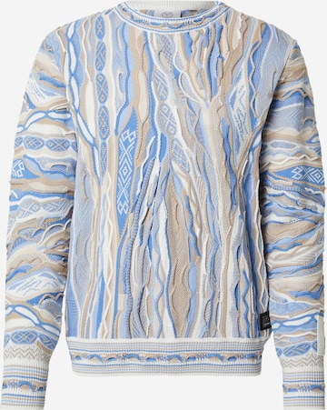 mėlyna Carlo Colucci Megztinis 'Fanti': priekis