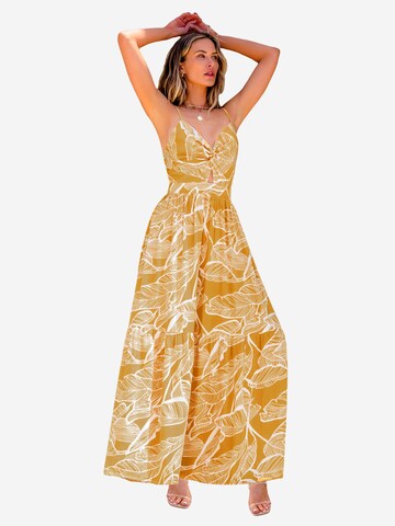 Cupshe Strandkleid in Gelb: Vorderseite