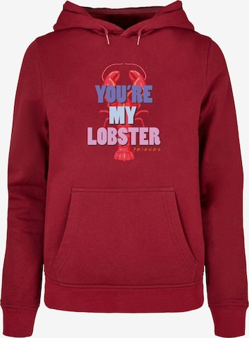 ABSOLUTE CULT Sweatshirt 'Friends - My Lobster' in Rood: voorkant