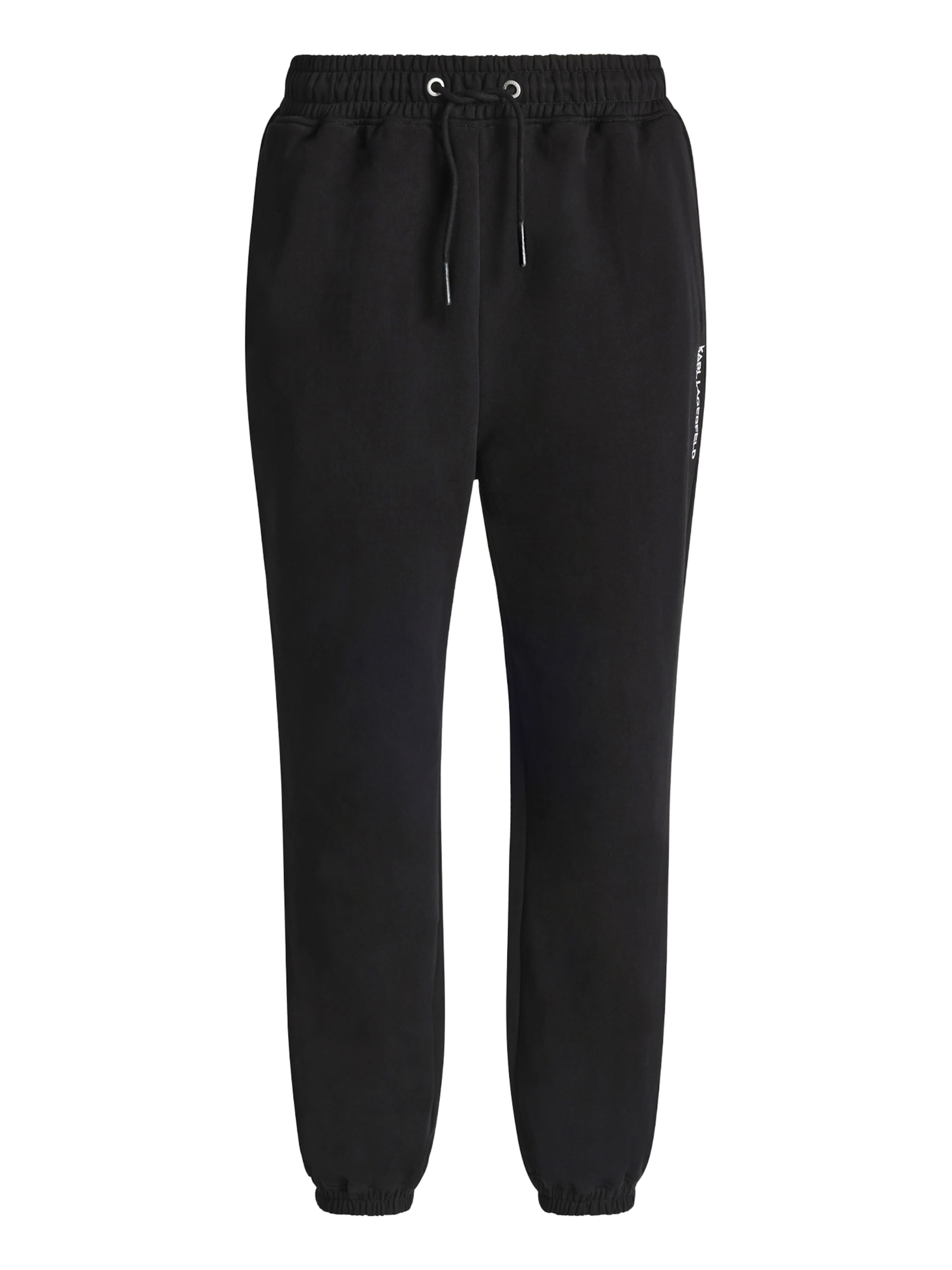 KARL LAGERFELD JEANS Tapered Housut värissä musta: etupuoli
