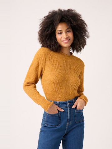 NAF NAF Sweater 'Tressa' in Yellow: front