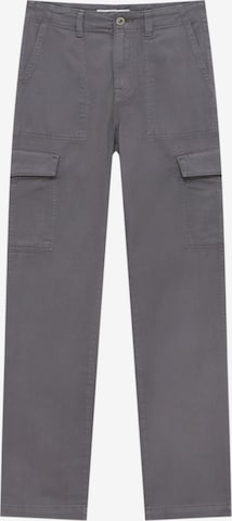 Pull&Bear Cargo Jeans in Grey: front