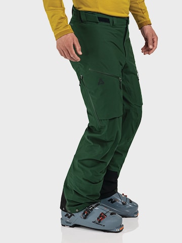 Schöffel Regular Outdoor trousers 'Milagle' in Green
