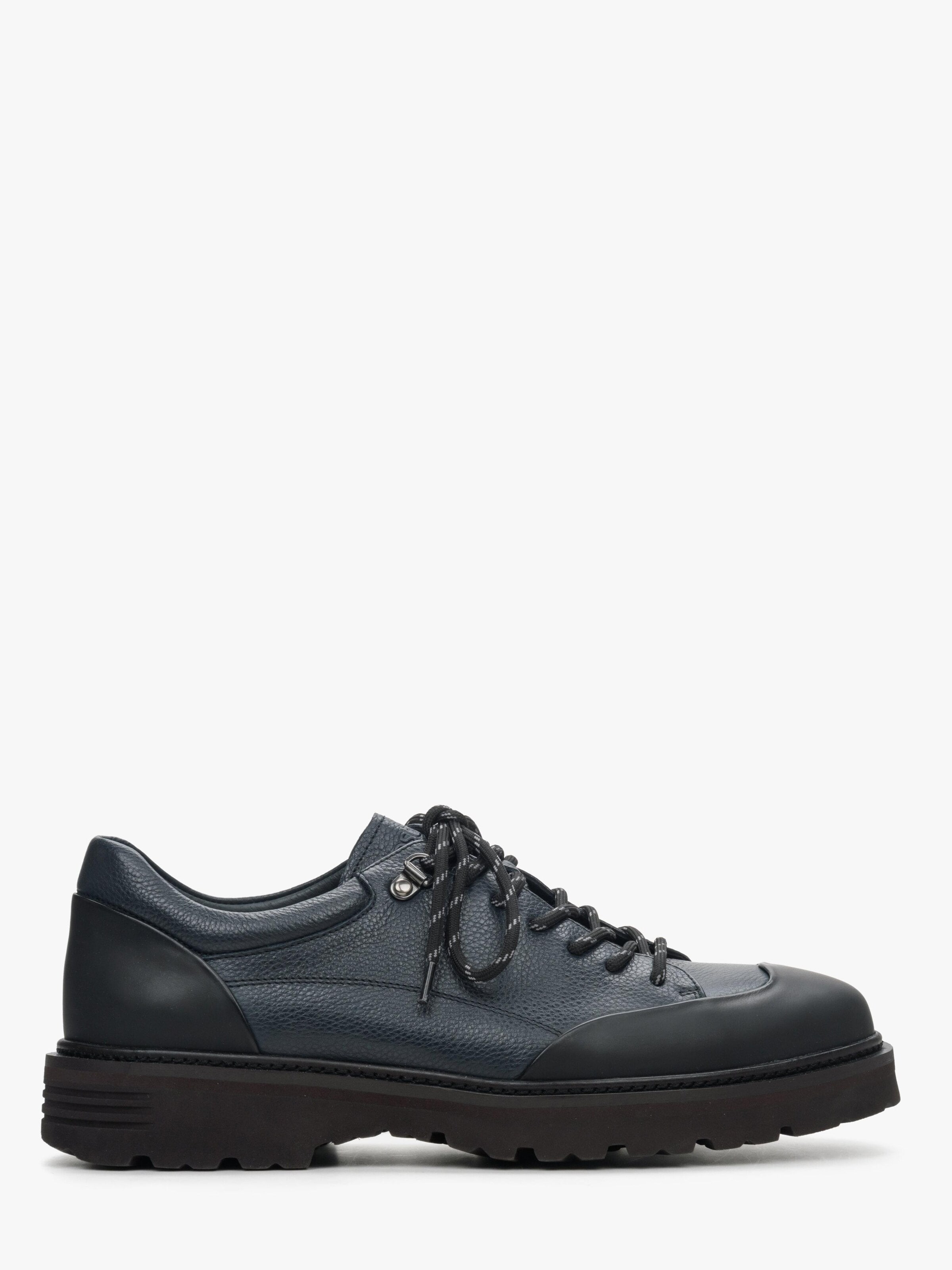 Estro Botas '126-1' en 39 en azul oscuro, Vista del producto