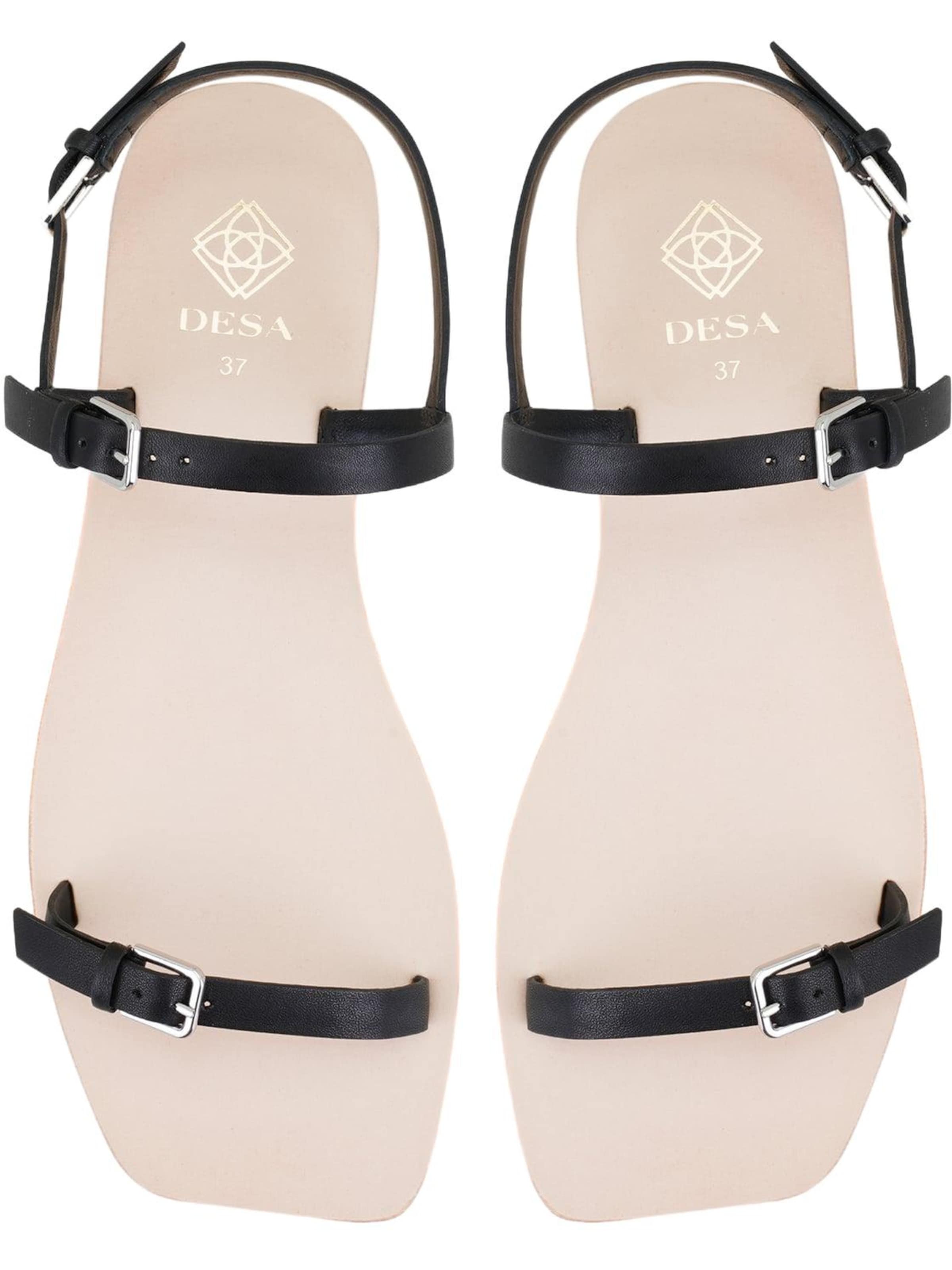 Desa - Sandalias en negro