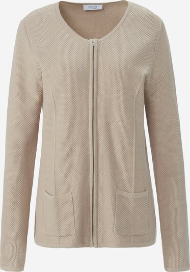 mayfair BY PETER HAHN Strickjacke in beige, Produktansicht