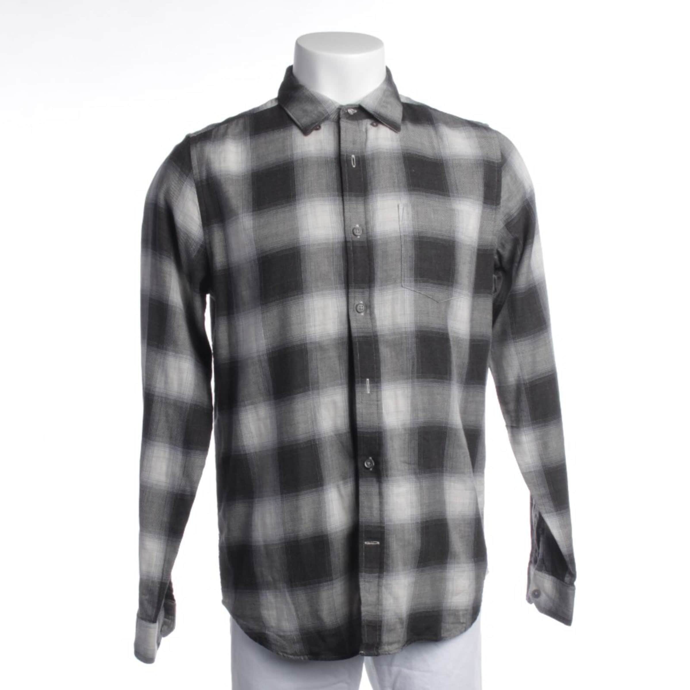 Closed Freizeithemd / Shirt / Polohemd langarm in M in hellgrau, Produktansicht