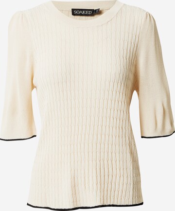 Pullover 'Adrianna' di SOAKED IN LUXURY in beige: frontale