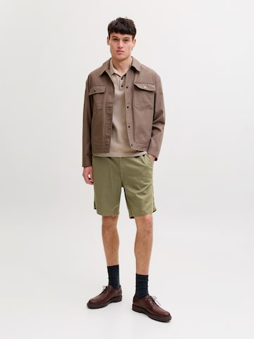 JACK & JONES - regular Pantalón chino 'JPSTJAIDEN' en verde
