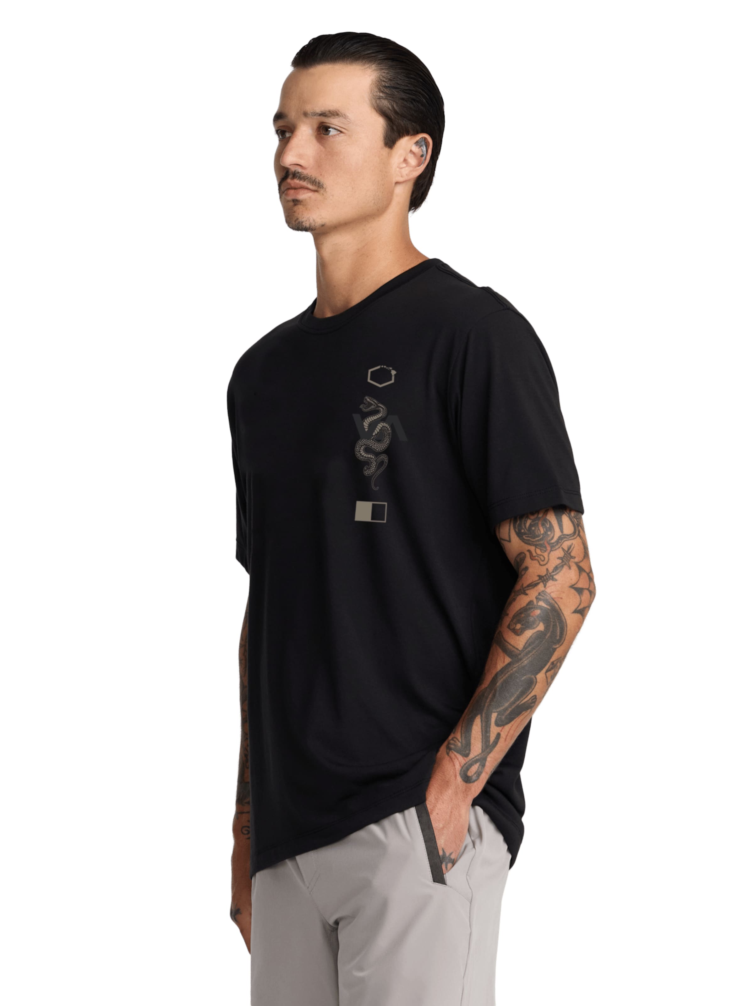 RVCA T-Shirt in Schwarz