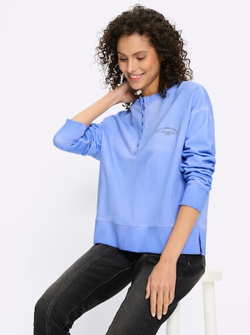 Sweat-shirt heine en bleu
