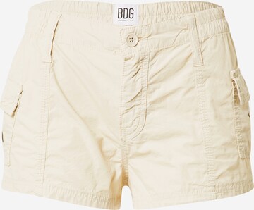 BDG Urban Outfitters Slimfit Shorts in Beige: predná strana