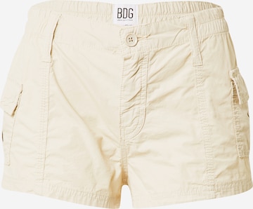 BDG Urban Outfitters Slimfit Cargo nadrágok - bézs: elől