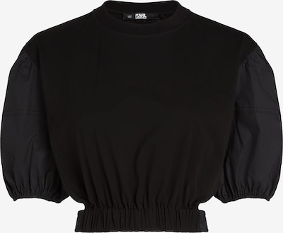 Karl Lagerfeld T-shirt en noir, Vue avec produit