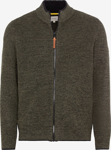 CAMEL ACTIVE Knit cardigan in Green: front