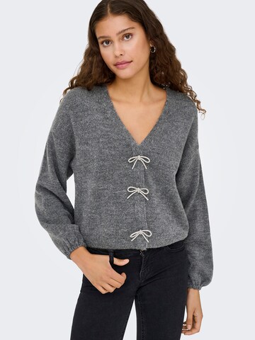 ONLY Strickjacke 'ONLDONNA' in Grau