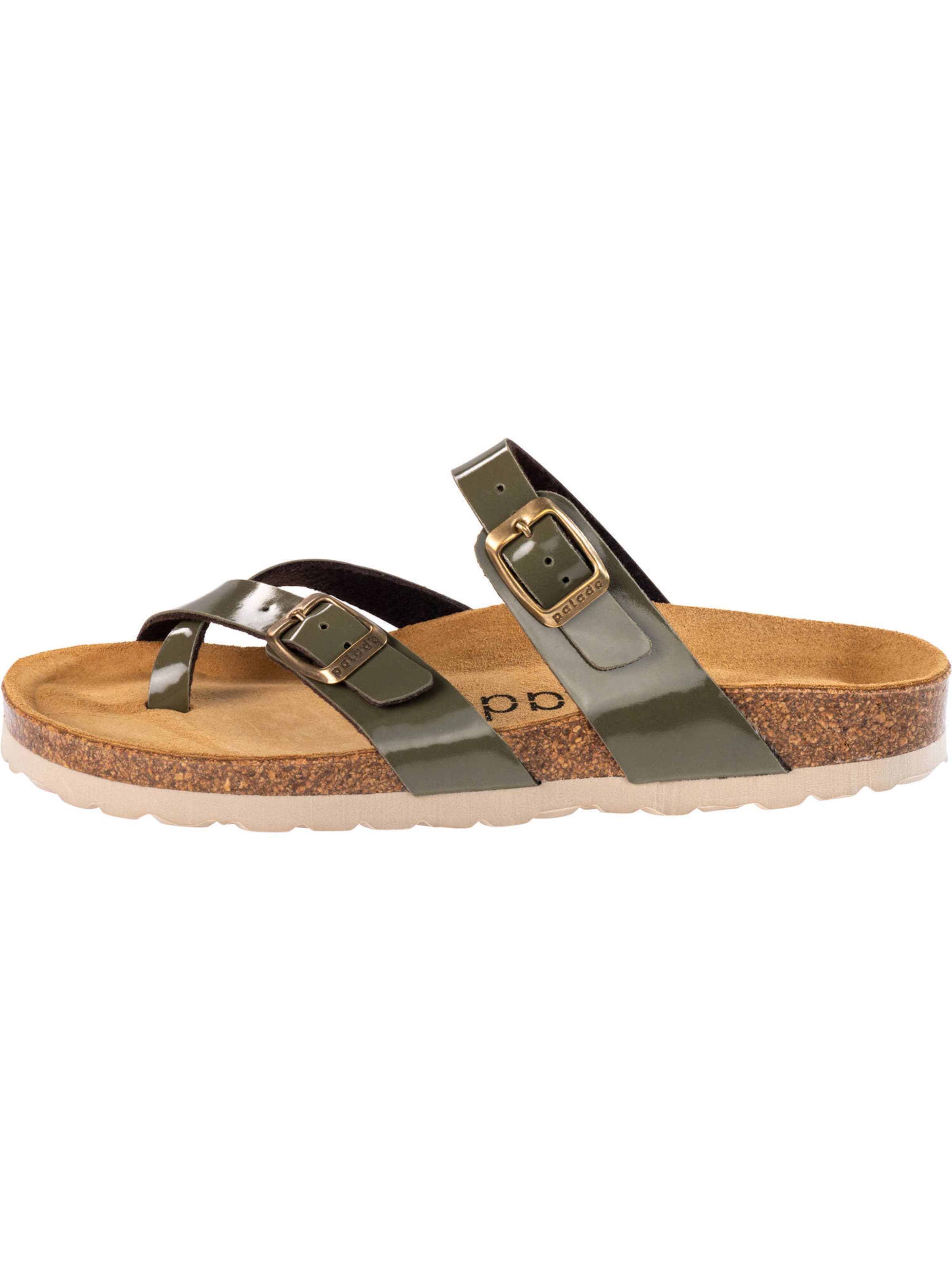 Tongs 'Cres' Palado en vert : devant