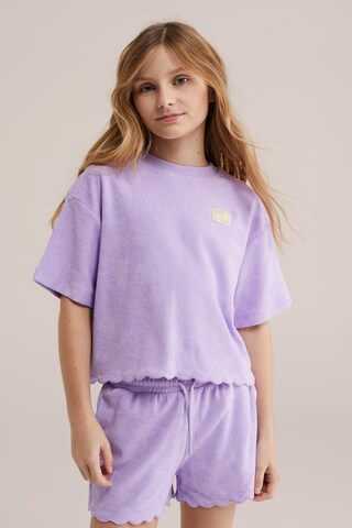 WE Fashion Sweatshirt i lilla: forside