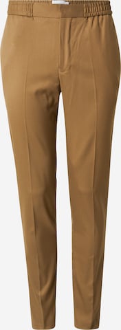 TOPMAN Regular Suorat housut värissä beige: etupuoli