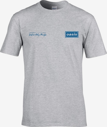 T-Shirt 'Oasis- Definitely Maybe Tracklistning T-Shirt' Oasis en gris : devant