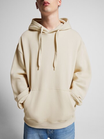 Sweat-shirt Bershka en beige