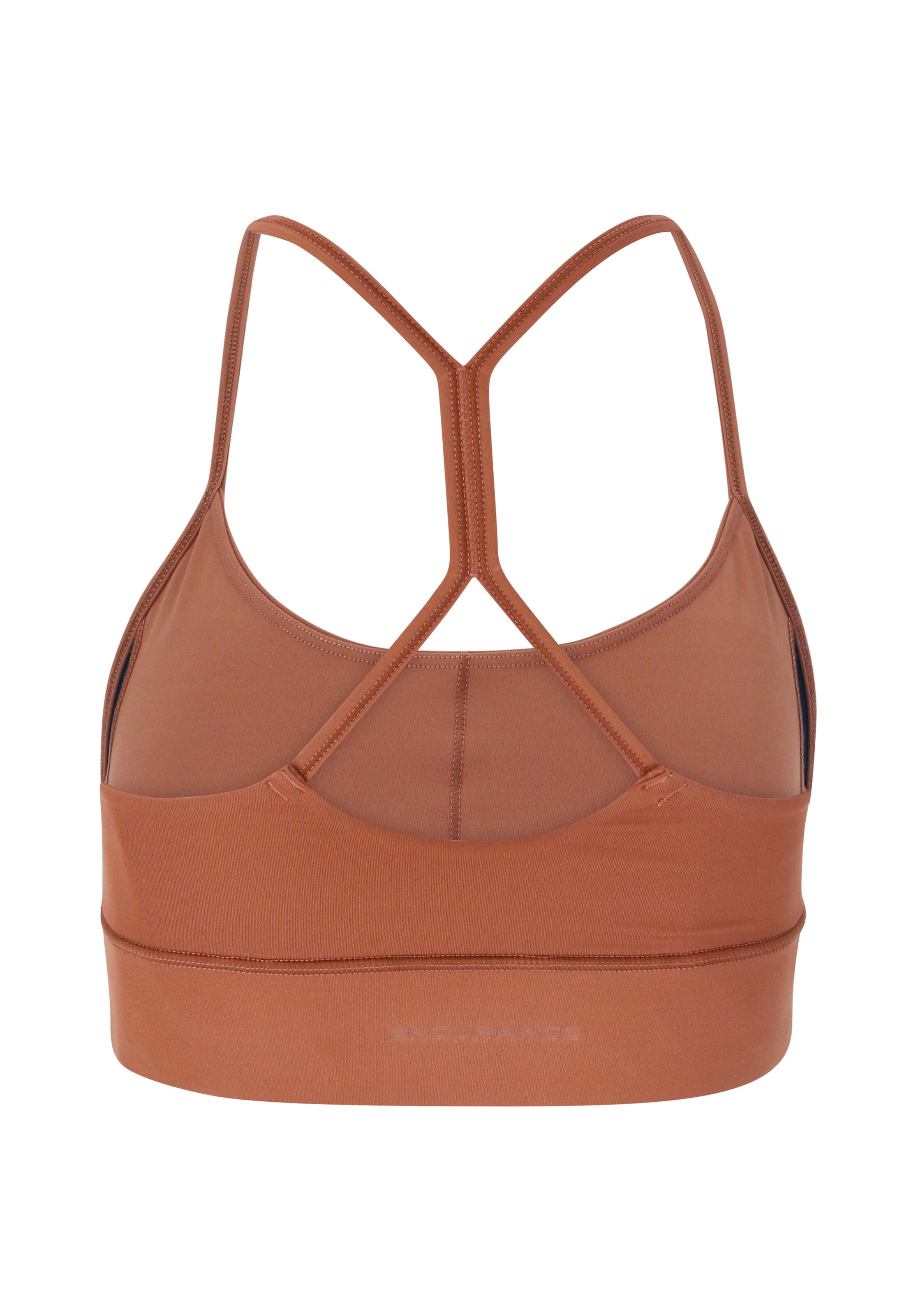 ENDURANCE Bustier Sport bh 'Raleigh' in Bruin