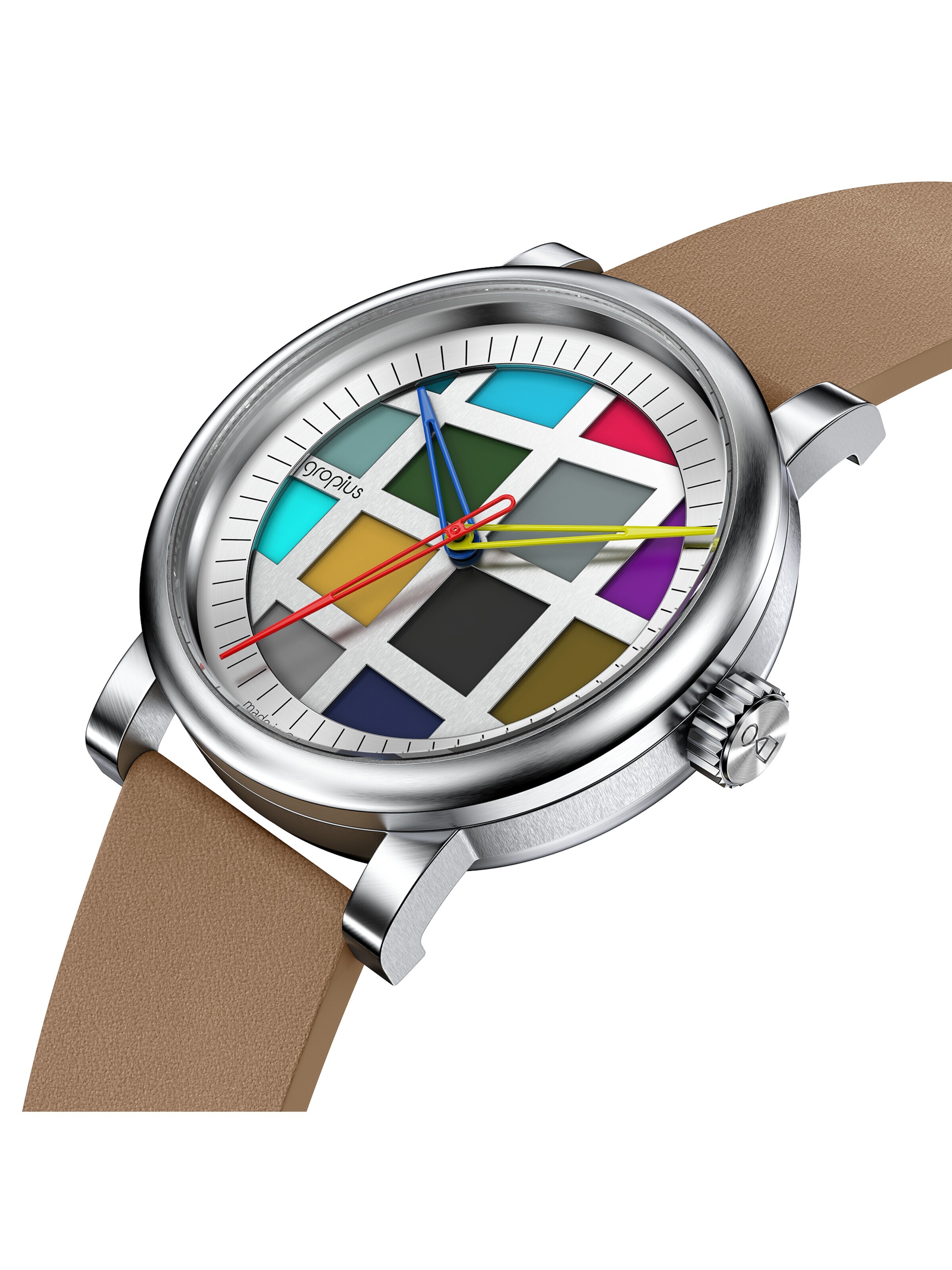 WALTER GROPIUS Analog Watch 'ATRIUM AUTOMATIK' in Silver
