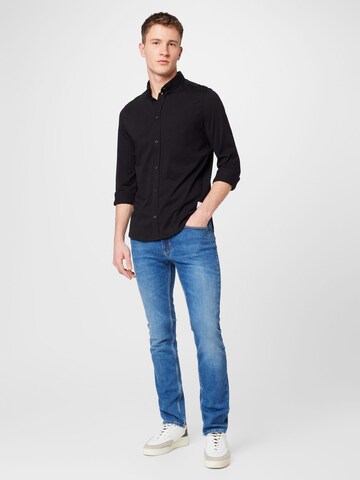 Regular fit Camicia di Marc O'Polo DENIM in nero