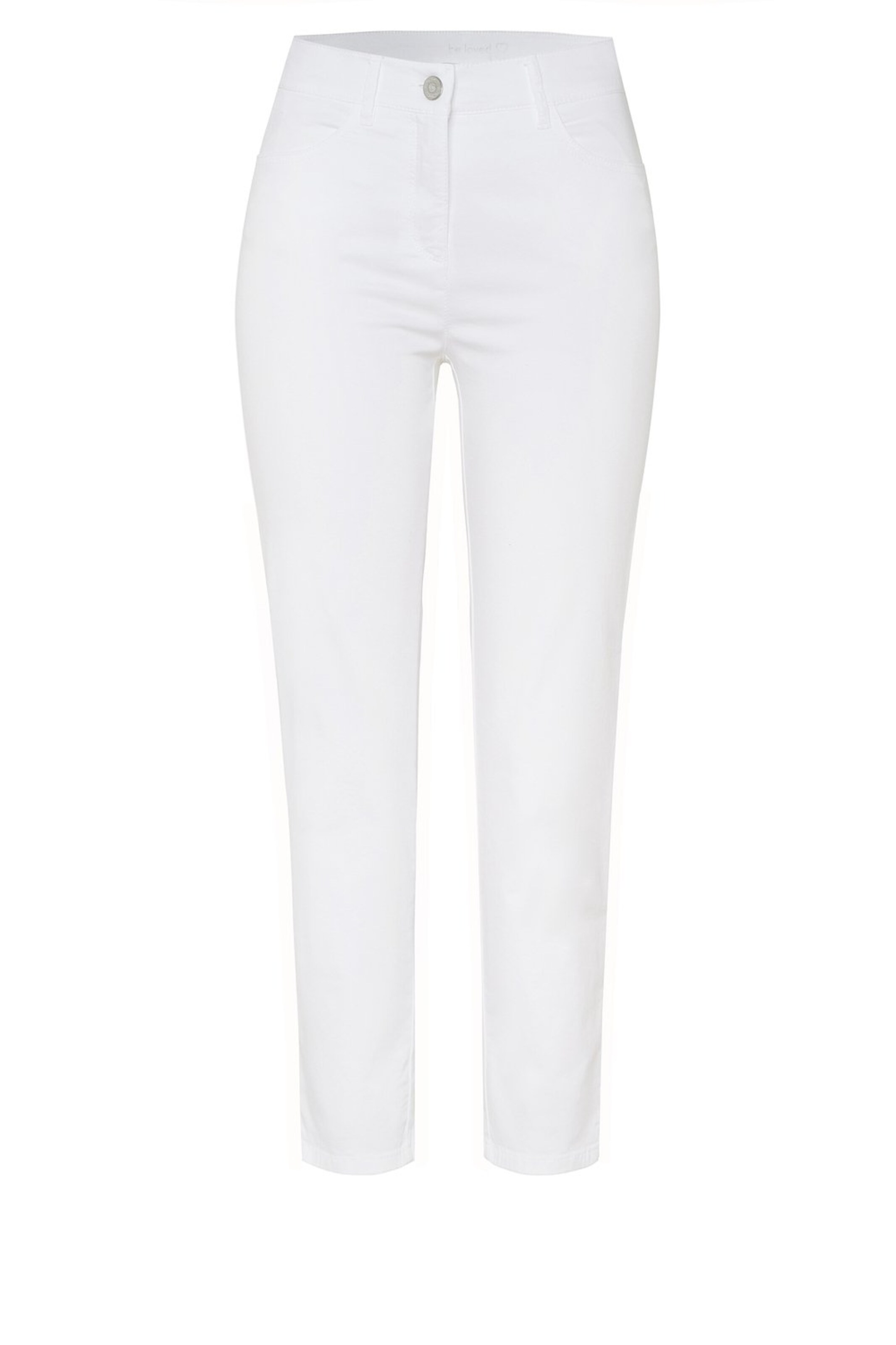 TONI Slimfit Jeans 'Be Loved' in Wit: voorkant
